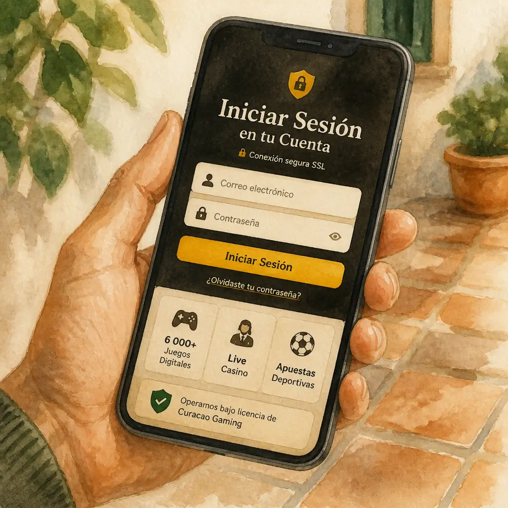 Roulettino Login: Iniciar Sesión en tu Cuenta visual guide for Roulettino Casino